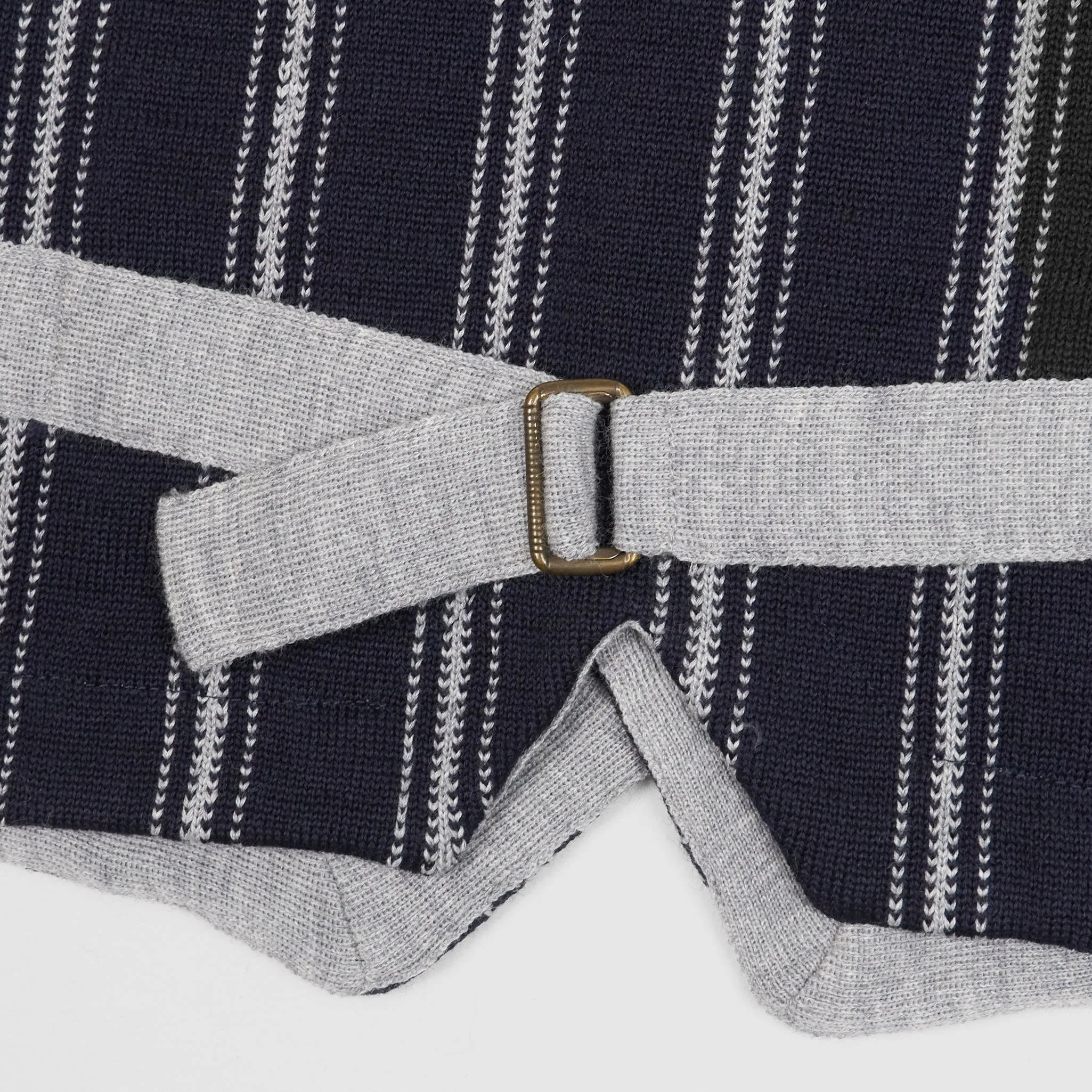 A Piece of Chic Striped Wool Vest