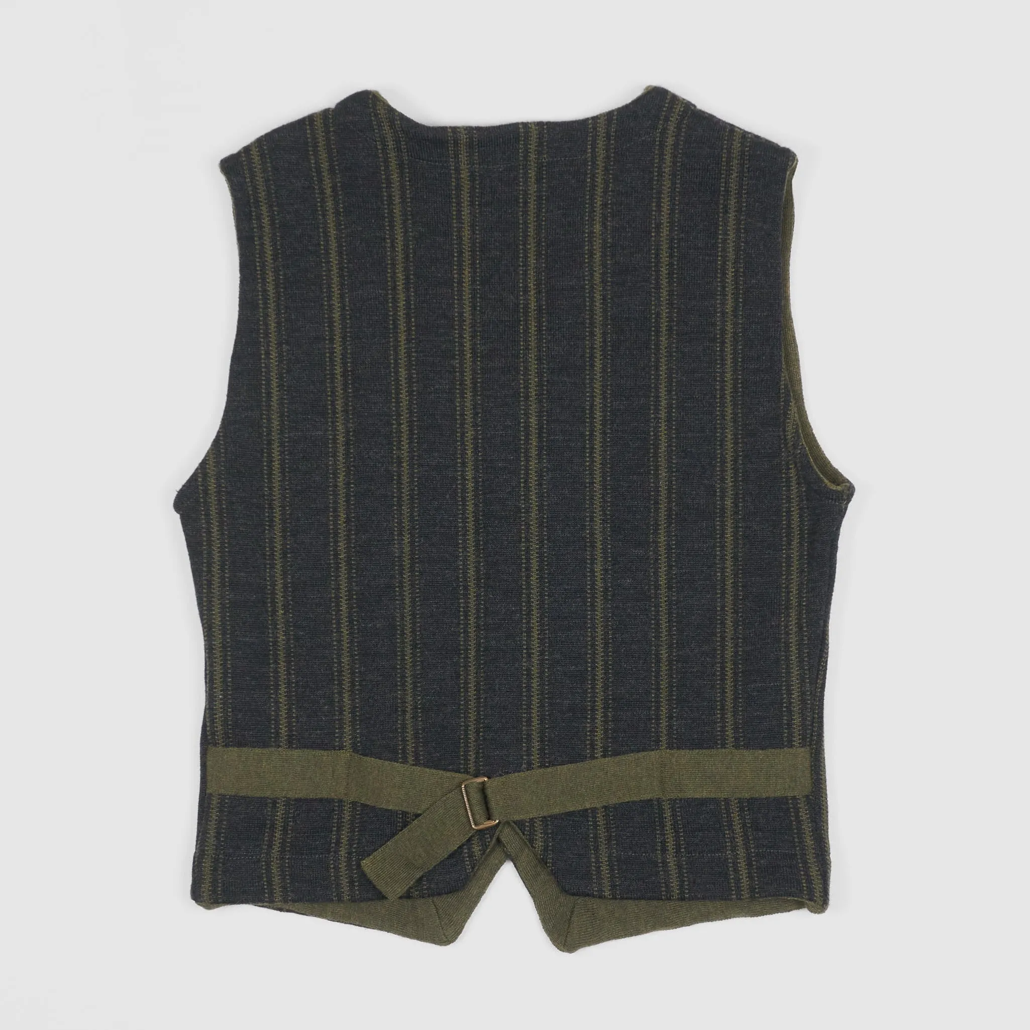 A Piece of Chic Striped Wool Vest