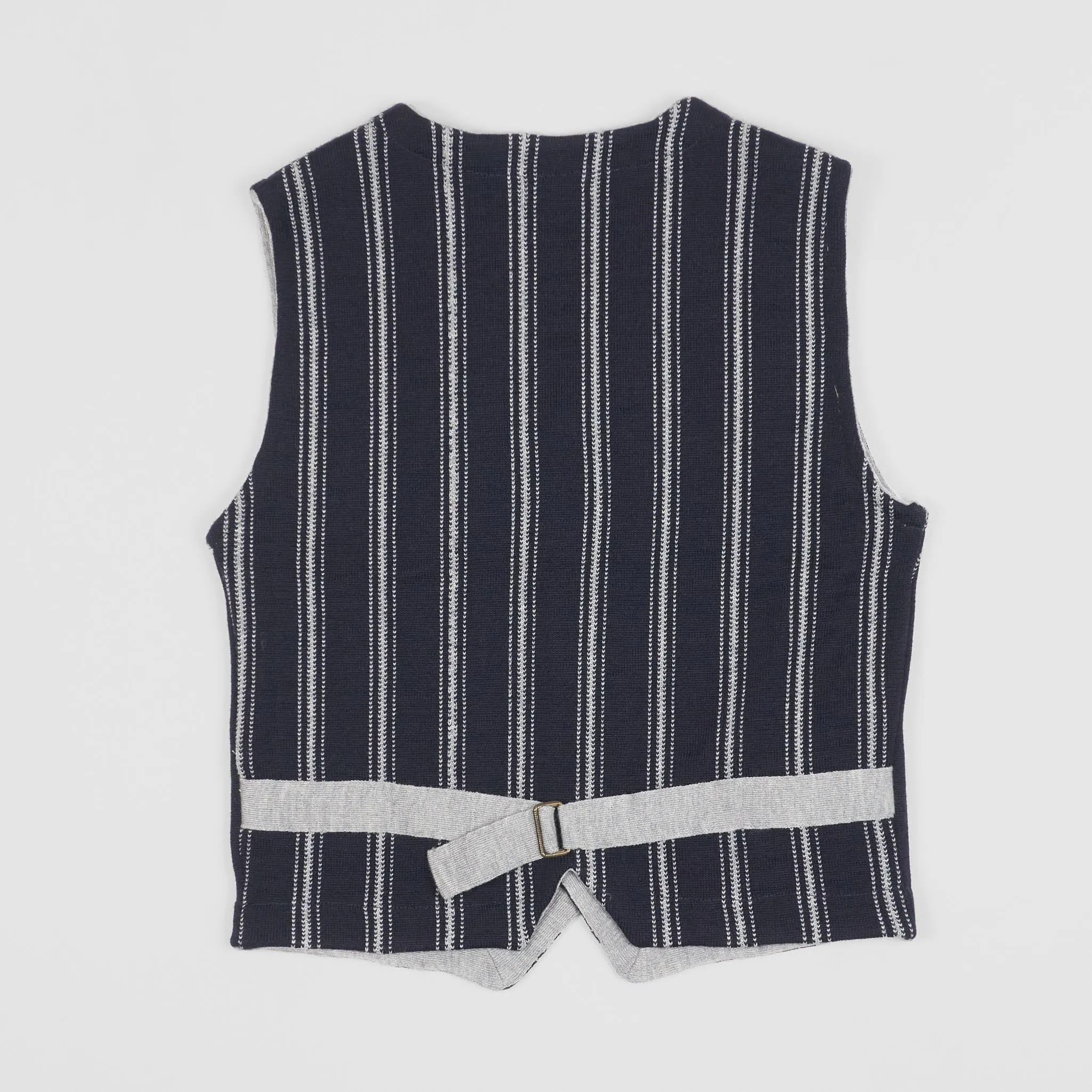 A Piece of Chic Striped Wool Vest