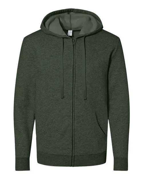 Alternative Men's Eco-Cozy Fleece Zip Hoodie