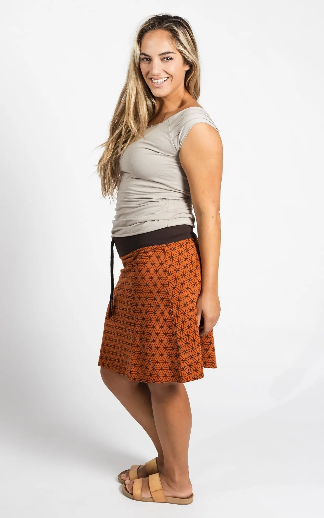 Anita Skirt - Burnt Orange