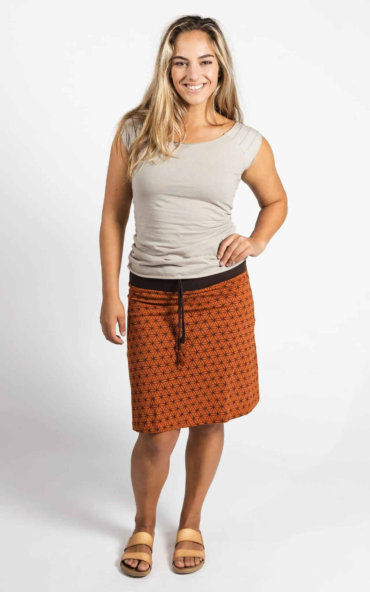 Anita Skirt - Burnt Orange