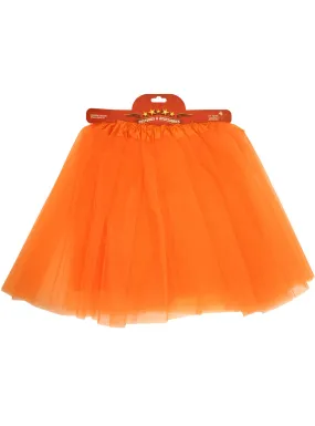 Basic Adults Orange 40cm Costume Tutu