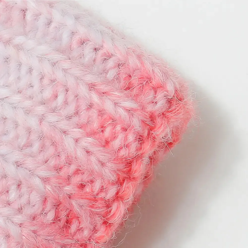 Chic Gradient Knit Hat with Pompom for Luxury Fashion Enthusiasts