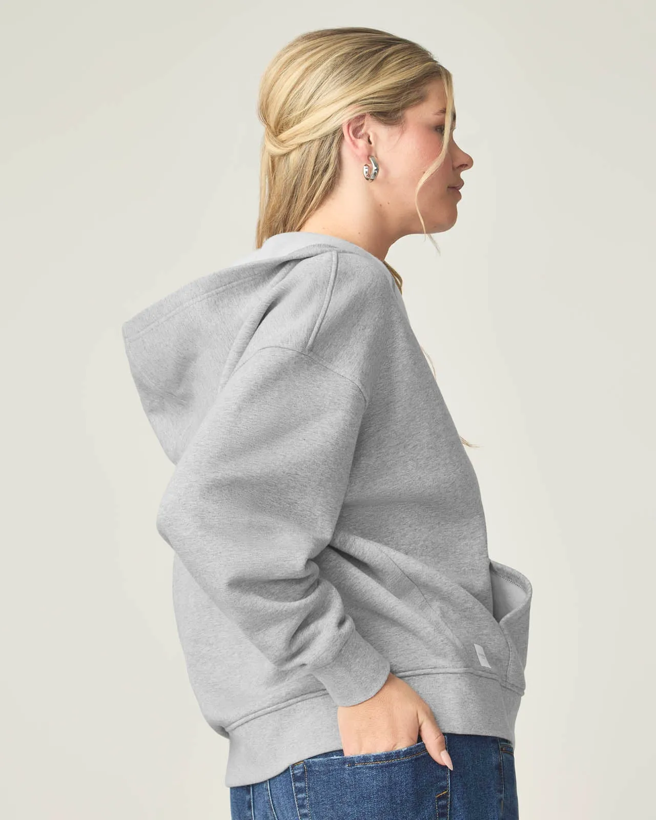 Cozy Crush Oversized Zip Hoodie