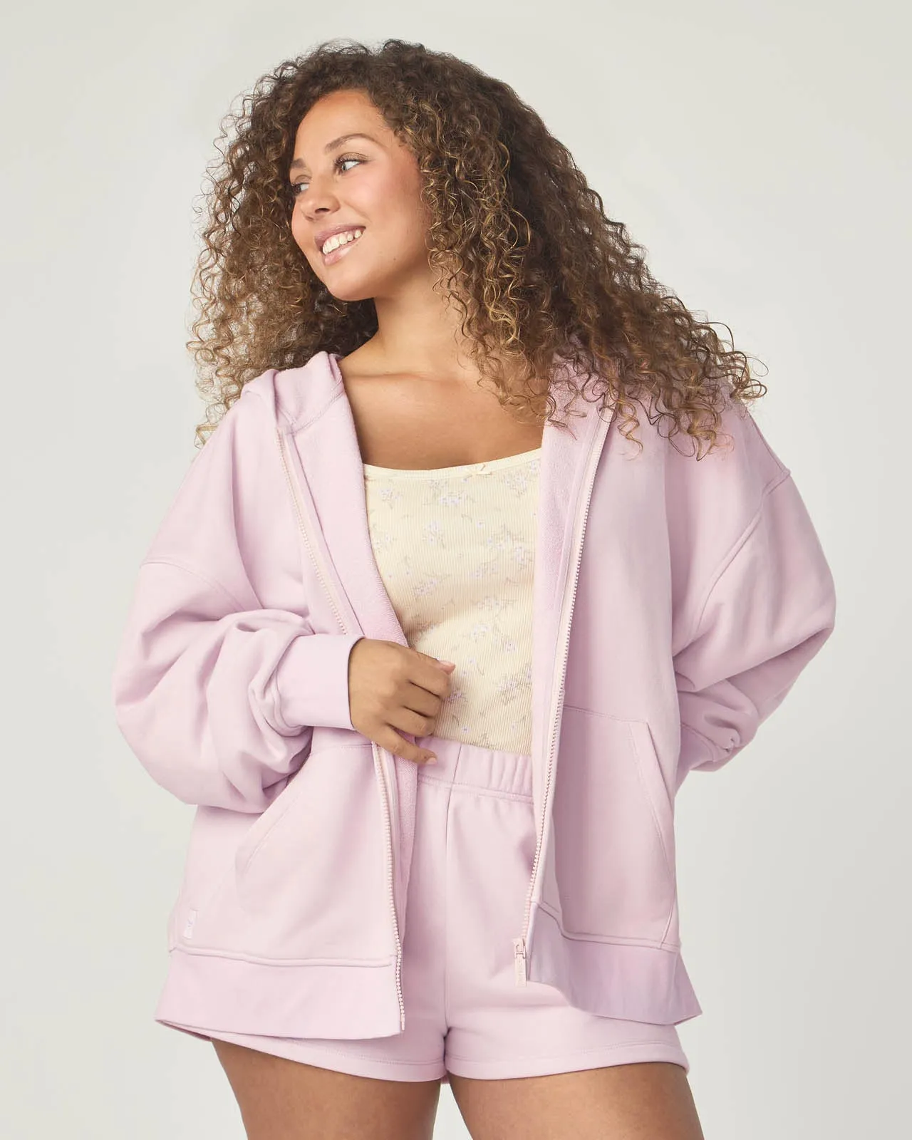 Cozy Crush Oversized Zip Hoodie
