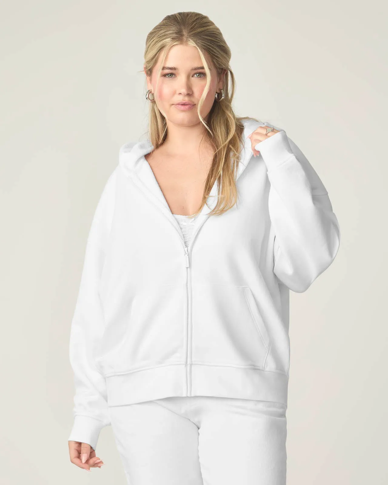 Cozy Crush Oversized Zip Hoodie