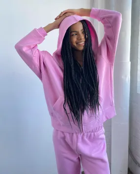 Cozy Crush Oversized Zip Hoodie