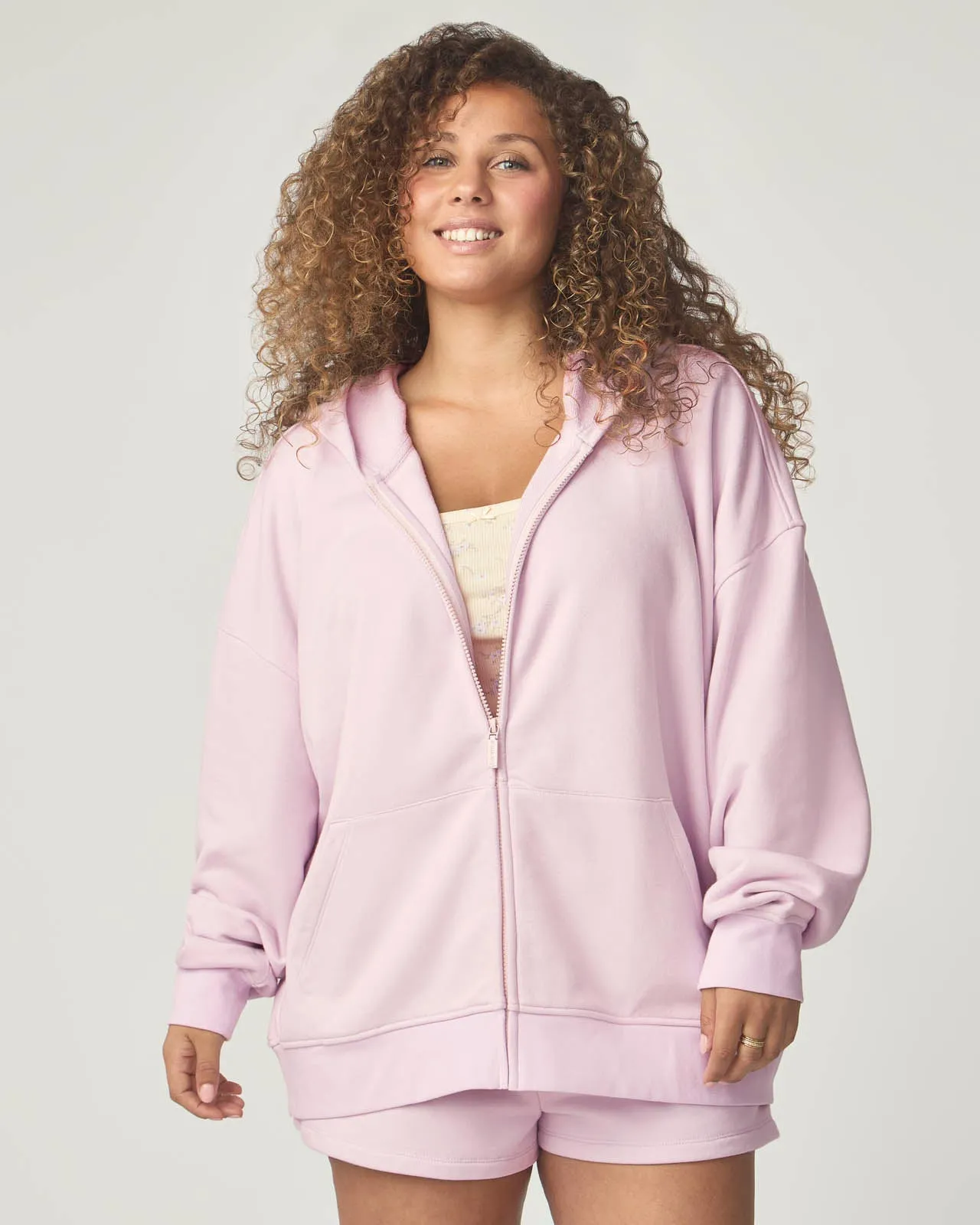 Cozy Crush Oversized Zip Hoodie