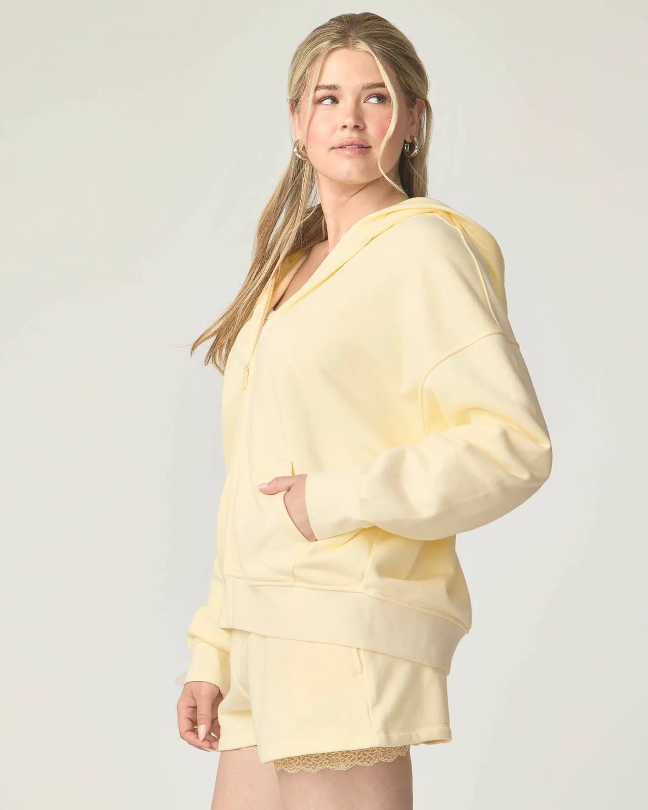 Cozy Crush Oversized Zip Hoodie