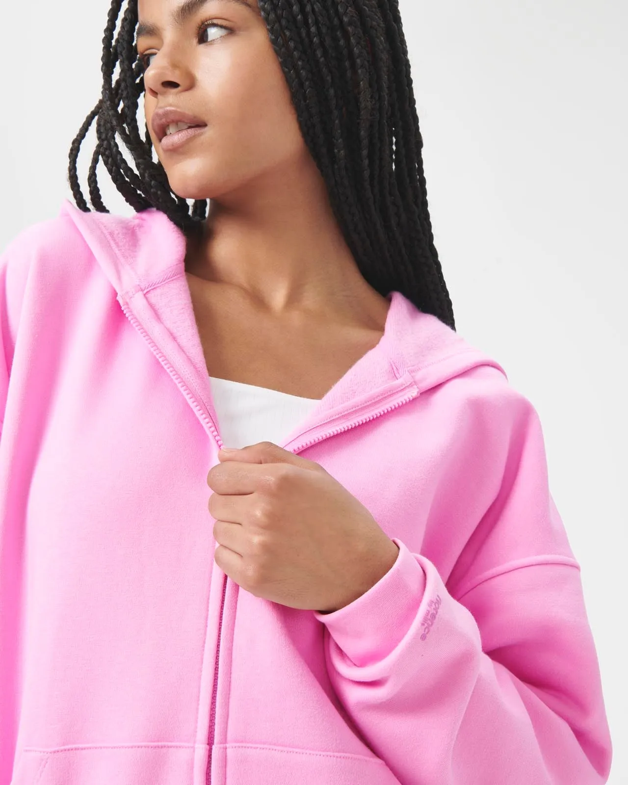Cozy Crush Oversized Zip Hoodie