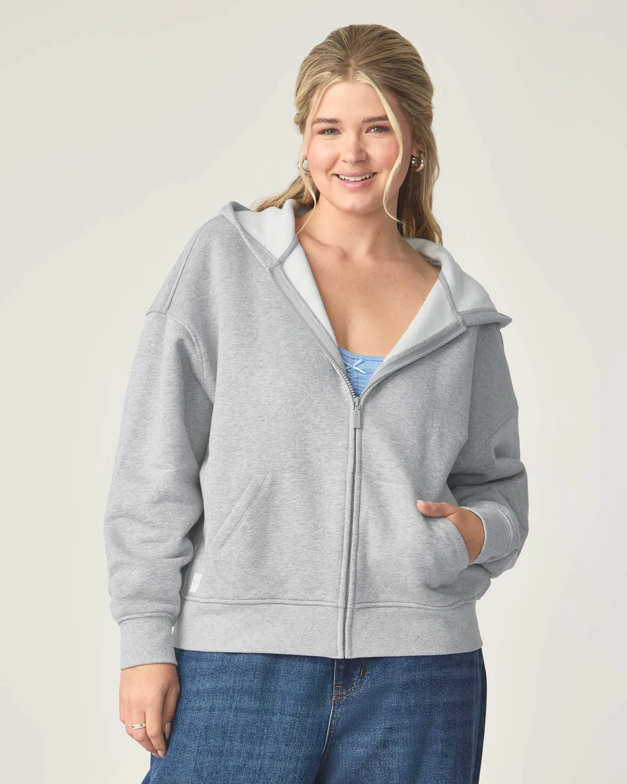 Cozy Crush Oversized Zip Hoodie