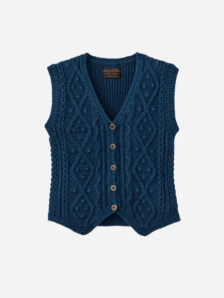 FILSON WOMEN'S 3GG RUSTIC CABLE KNIT VEST