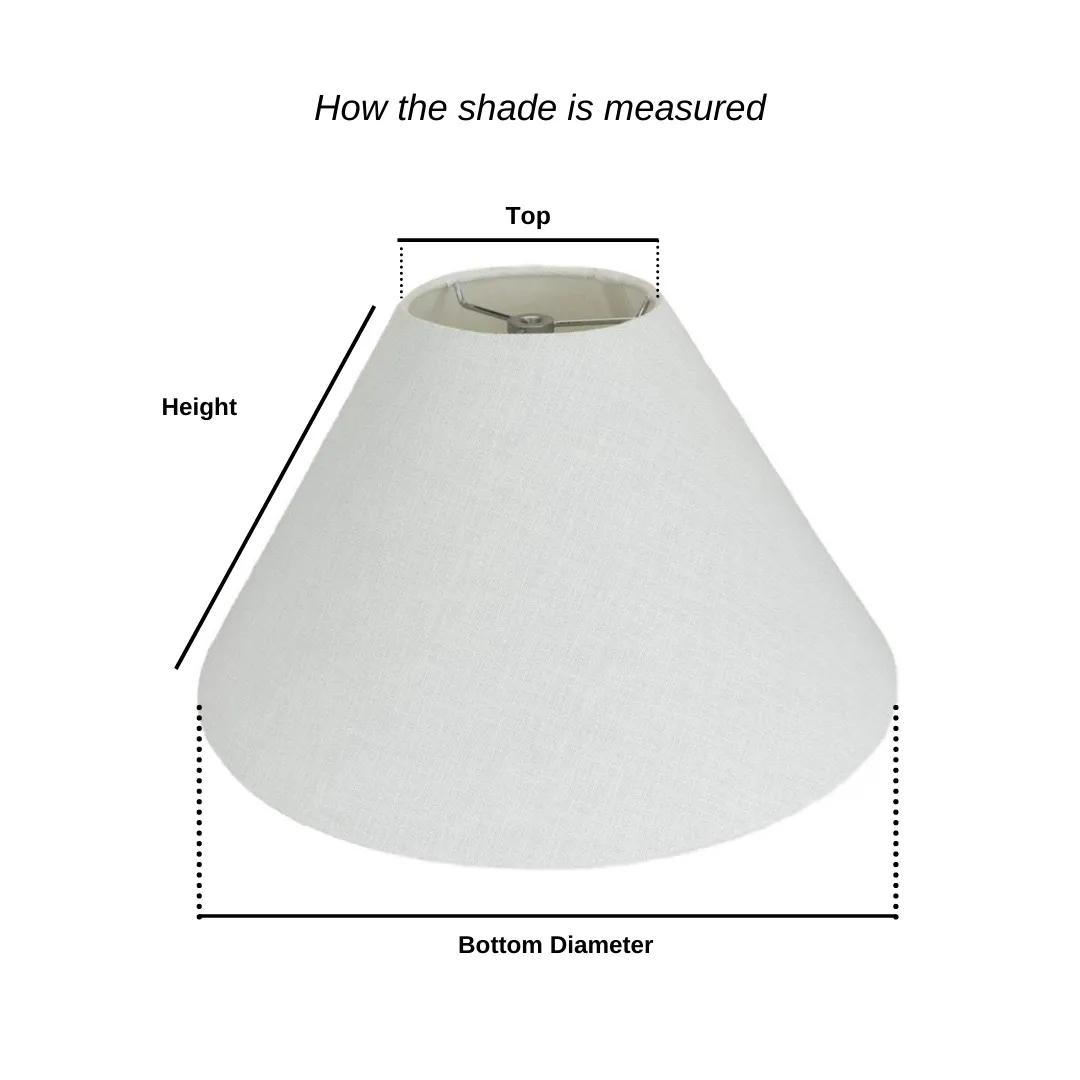 Hardback Coolie Lampshade in Linen