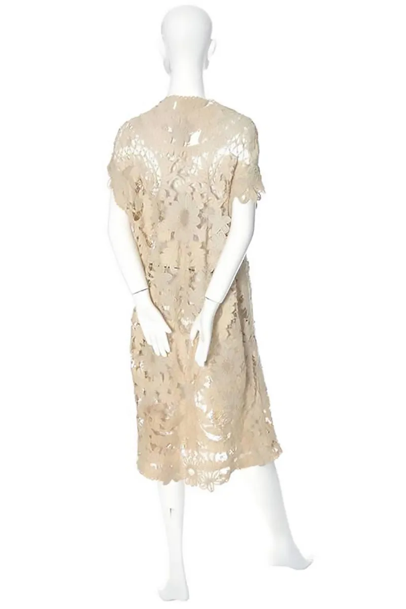 Lace Edwardian Waistcoat Vest or Jacket Vintage Battenburg Needle Mixed lace