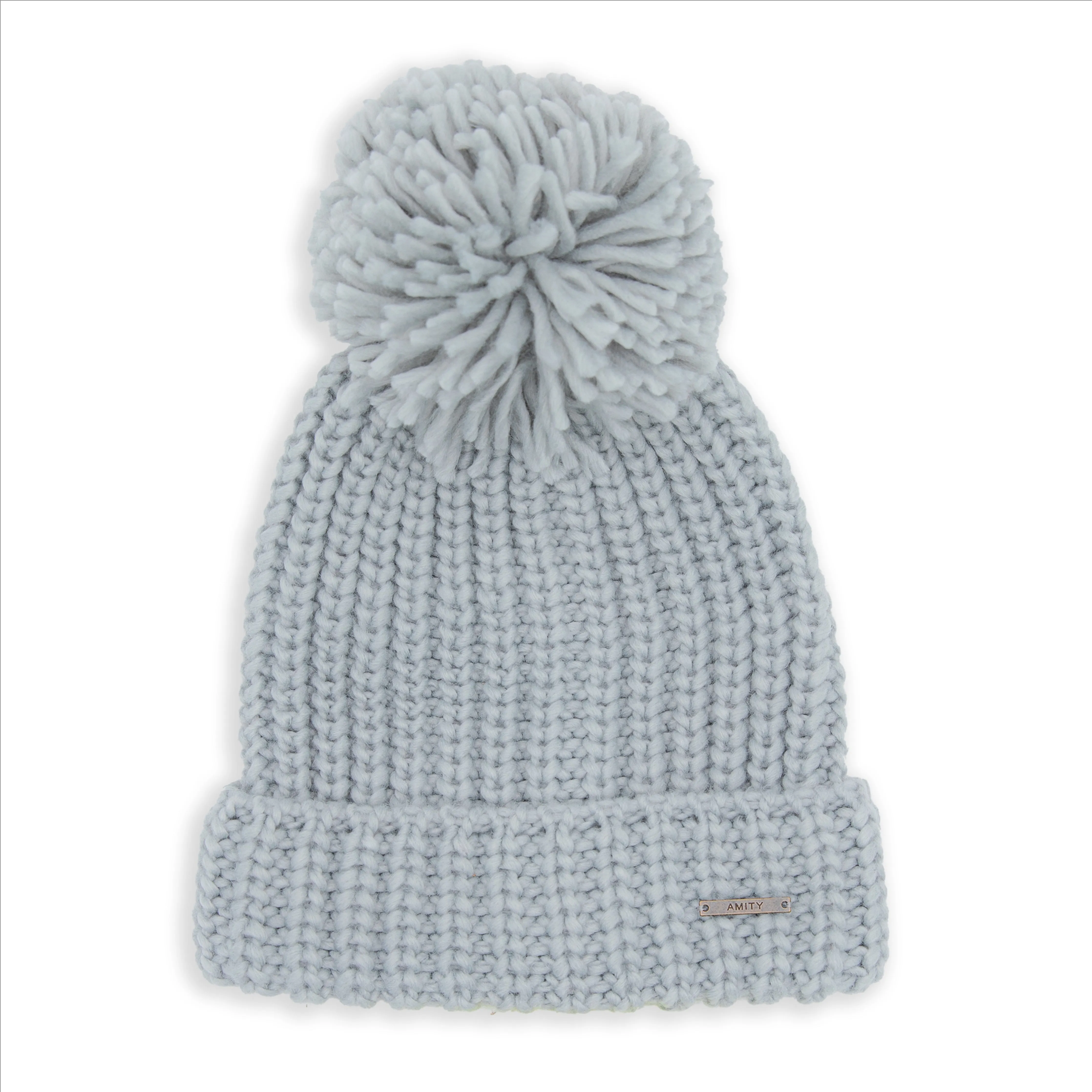 Ladies Cable Knit Pompom Winter Hat