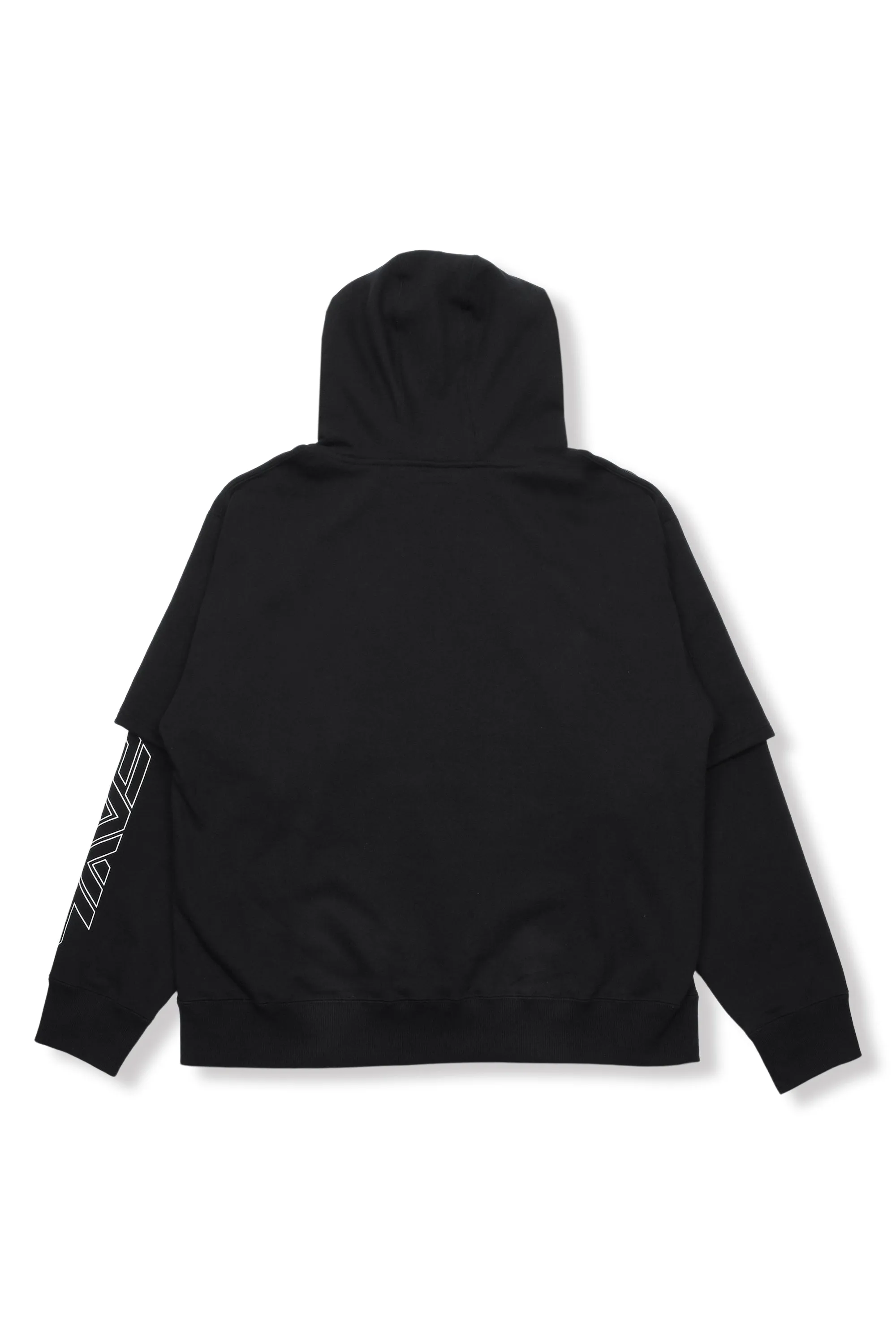 LAYERED PRINTED HOODIE