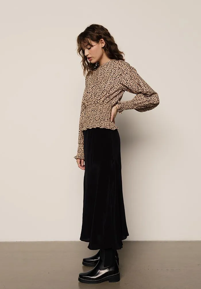 Lily and Lionel Elise Top on Polka Animal Print