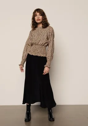 Lily and Lionel Elise Top on Polka Animal Print