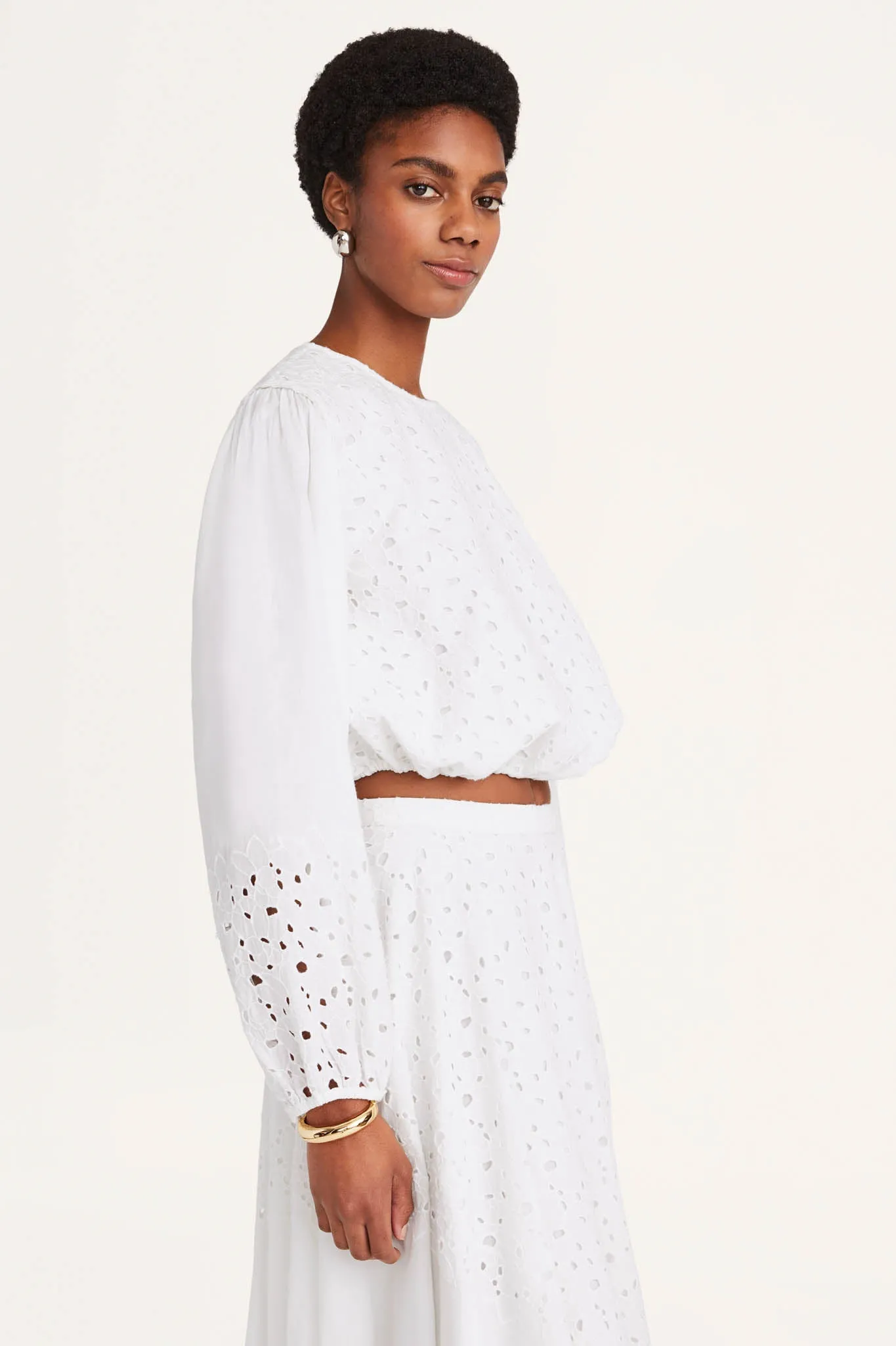 Linden Top in White