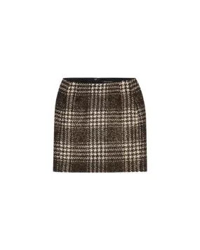 Luisa Cerano Vintage Check Mini Skirt