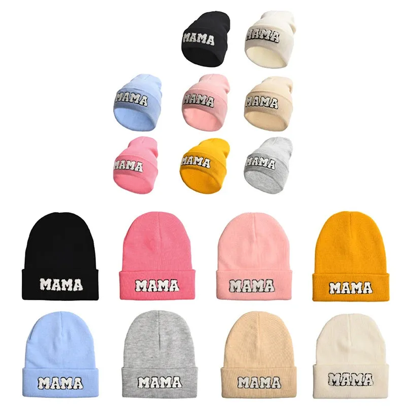 Mama Beanie | Trendy Ladies Cotton Knit Beanie