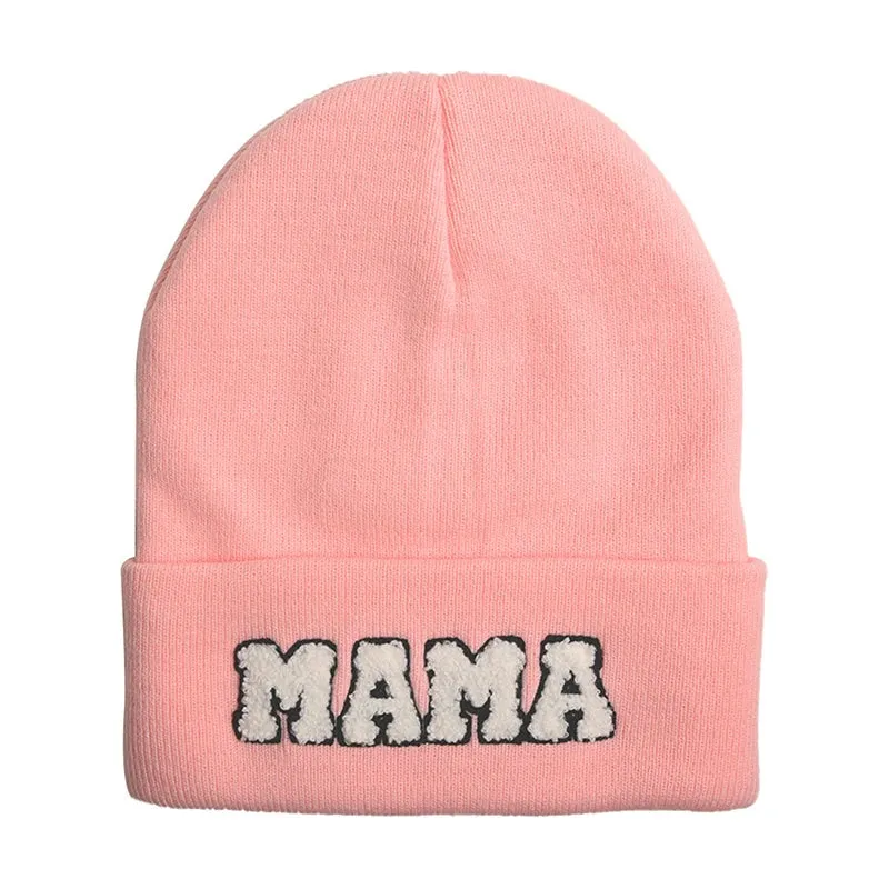 Mama Beanie | Trendy Ladies Cotton Knit Beanie