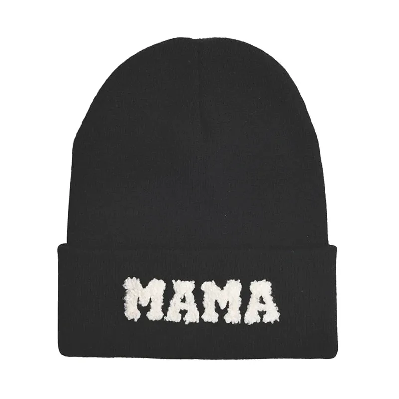 Mama Beanie | Trendy Ladies Cotton Knit Beanie