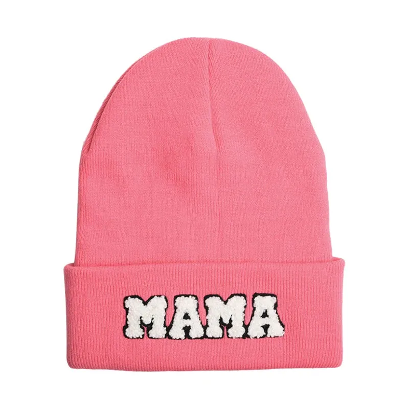 Mama Beanie | Trendy Ladies Cotton Knit Beanie