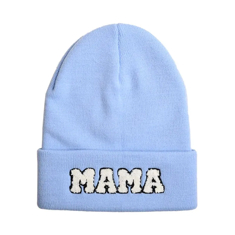 Mama Beanie | Trendy Ladies Cotton Knit Beanie