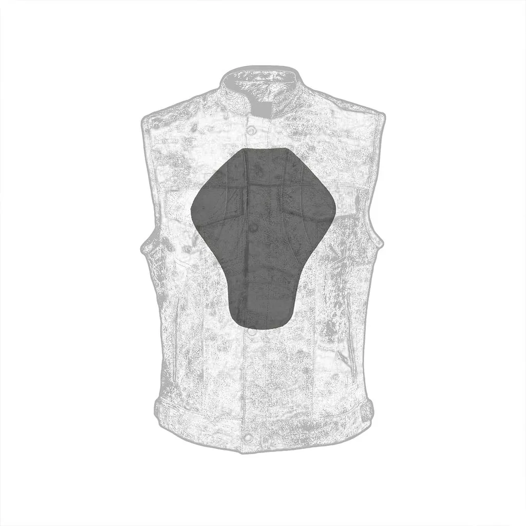 RIDERACT® Motocross Vest Leather Motorcycle Vest SOA Fuss