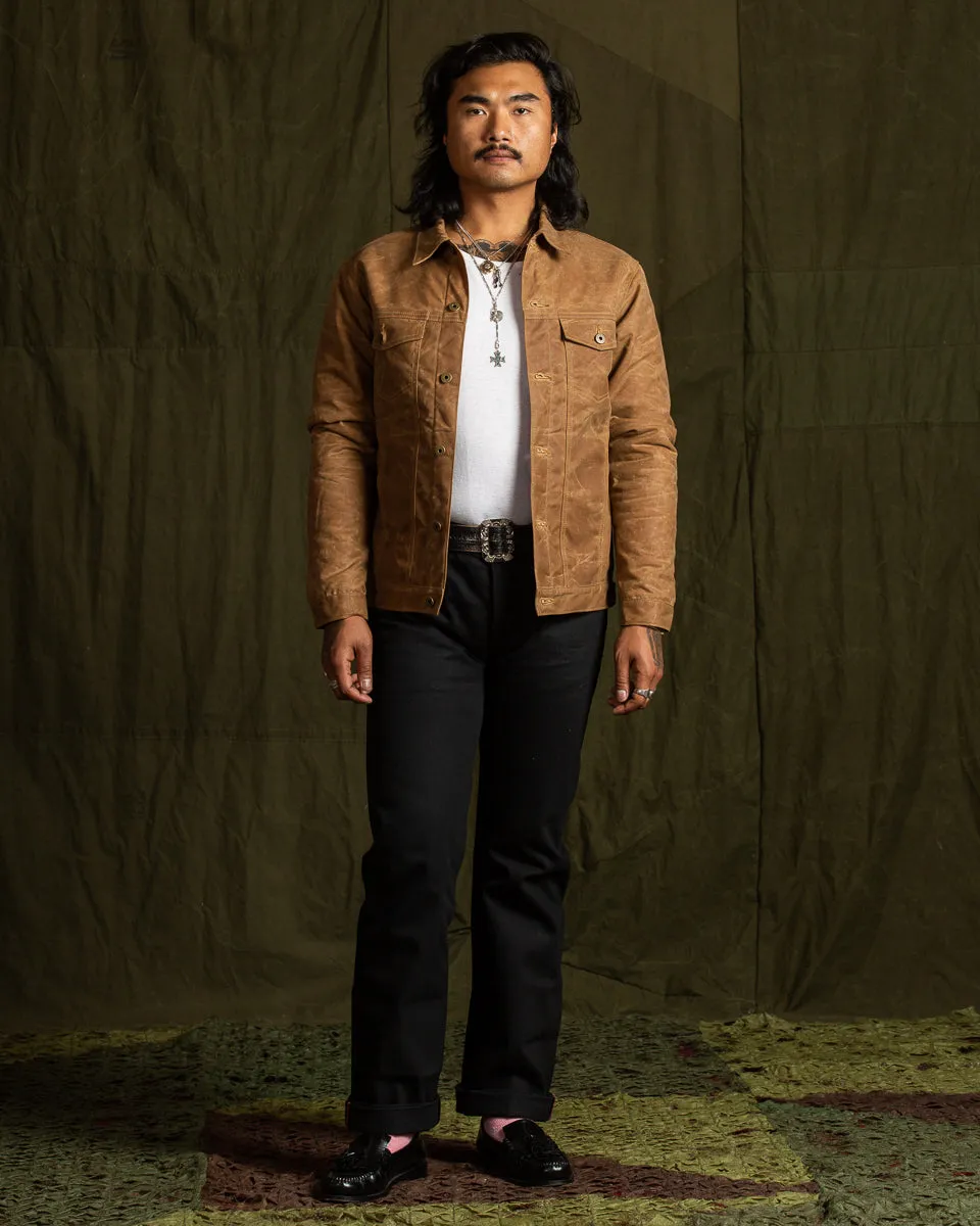 Wax Rider Coat - Brown Rancho Arroyo Lining