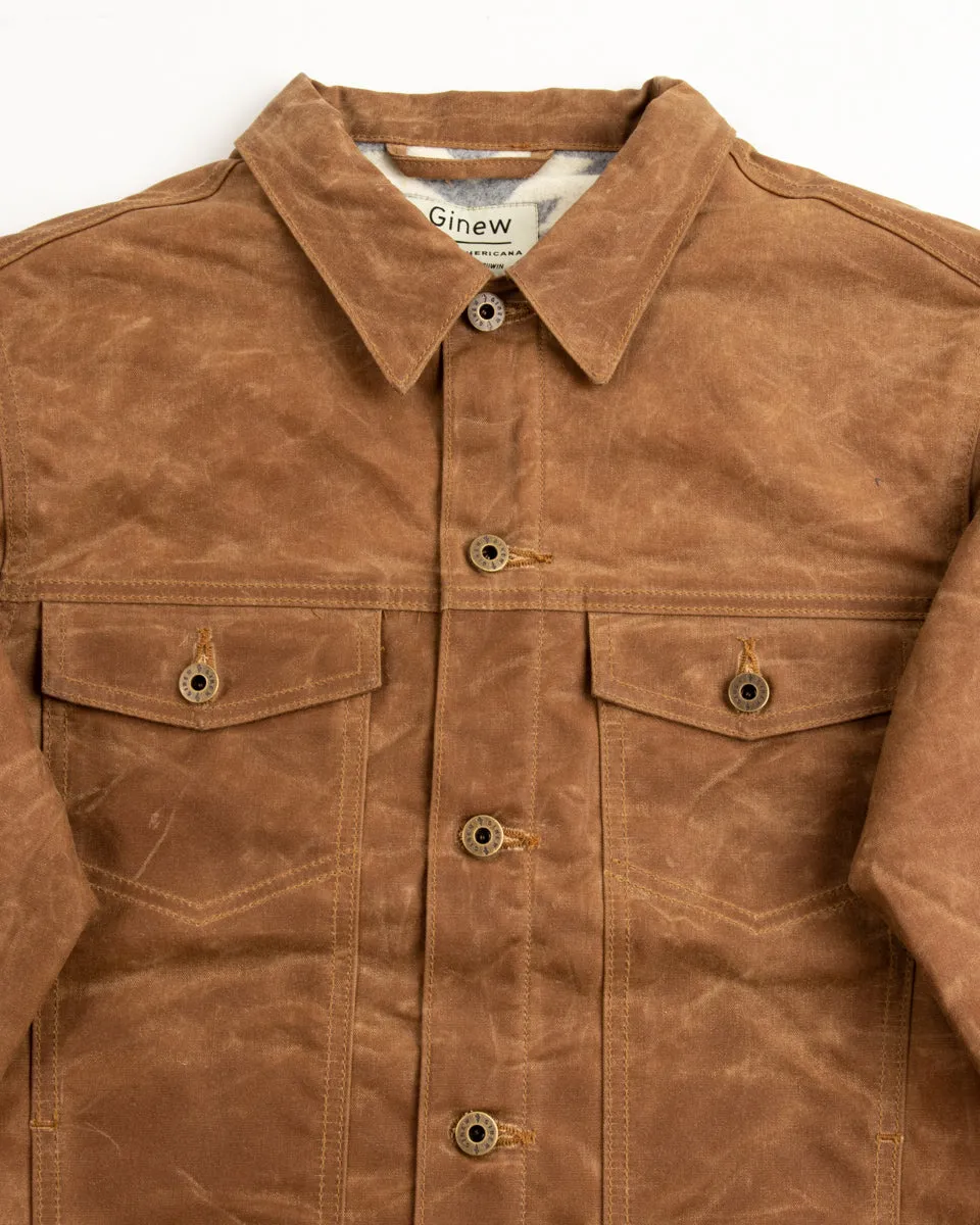 Wax Rider Coat - Brown Rancho Arroyo Lining