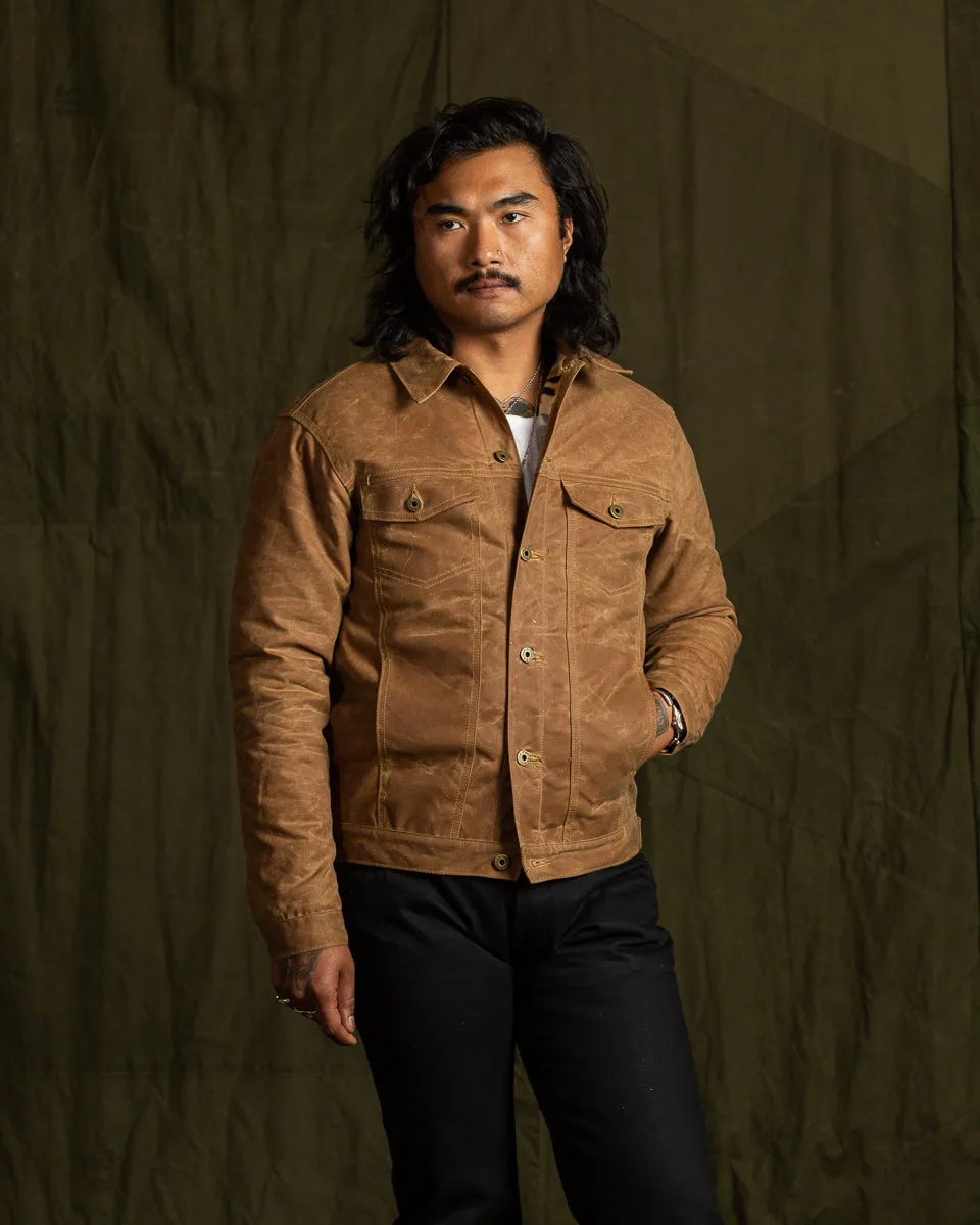 Wax Rider Coat - Brown Rancho Arroyo Lining
