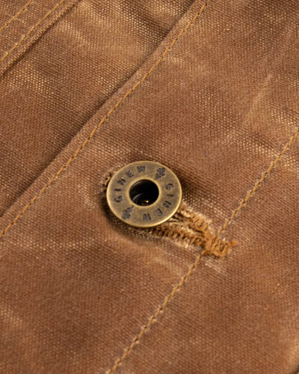 Wax Rider Coat - Brown Rancho Arroyo Lining